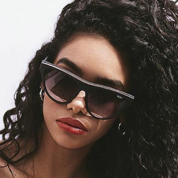 Quay Flight Risk Sunglasses for Women Black Gold Sunglasses Glam Summer main image 7